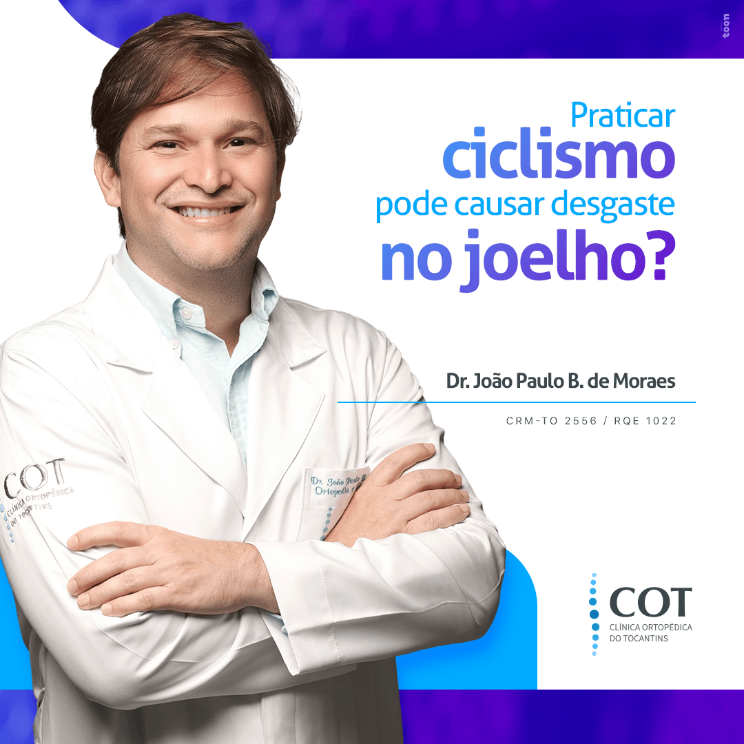 Praticar ciclismo pode causar desgaste no joelho?